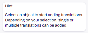 Widget Hint Add Translation