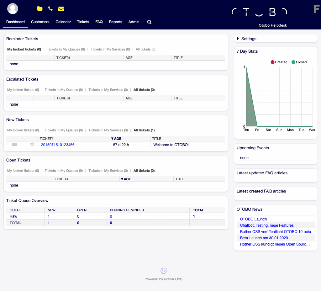 Agent Dashboard